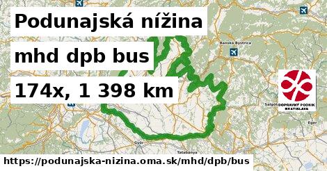 Podunajská nížina Doprava dpb bus