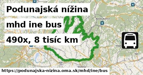 Podunajská nížina Doprava iná bus
