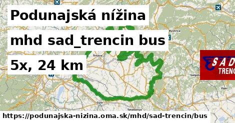 Podunajská nížina Doprava sad-trencin bus