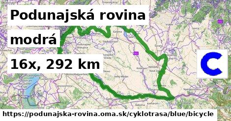 Podunajská rovina Cyklotrasy modrá bicycle