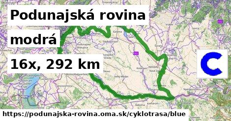 Podunajská rovina Cyklotrasy modrá 