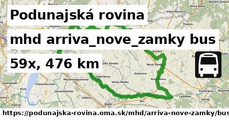 Podunajská rovina Doprava arriva-nove-zamky bus