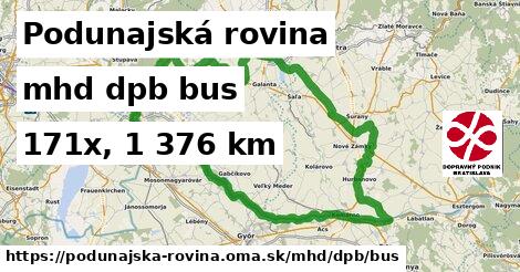 Podunajská rovina Doprava dpb bus