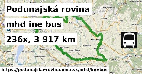 Podunajská rovina Doprava iná bus