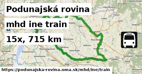 Podunajská rovina Doprava iná train