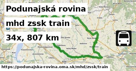 Podunajská rovina Doprava zssk train