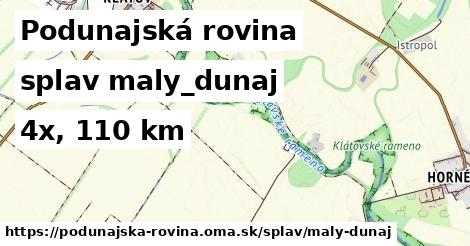 Podunajská rovina Splav maly-dunaj 