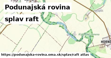 Podunajská rovina Splav raft 