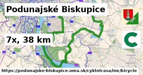 Podunajské Biskupice Cyklotrasy iná bicycle