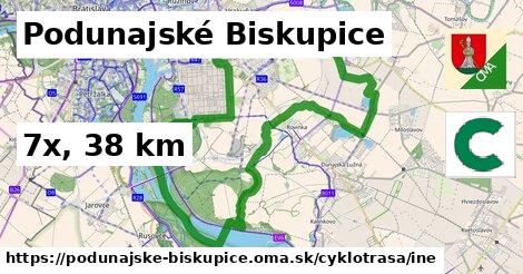 Podunajské Biskupice Cyklotrasy iná 