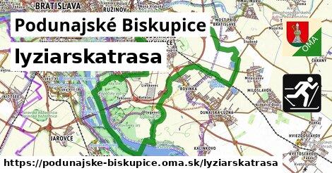 Podunajské Biskupice Lyžiarske trasy  