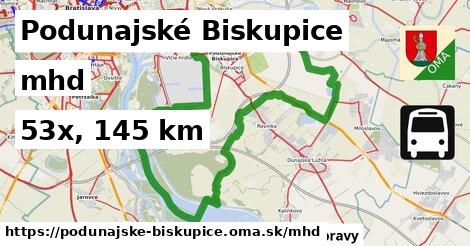 Podunajské Biskupice Doprava  