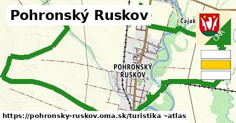 Pohronský Ruskov Turistické trasy  