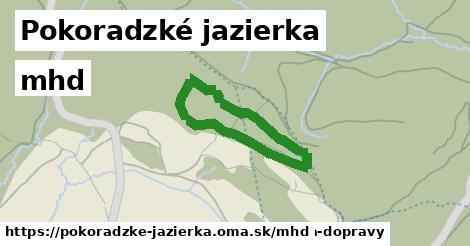 Pokoradzké jazierka Doprava  