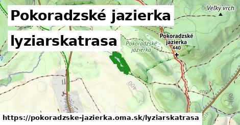 Pokoradzské jazierka Lyžiarske trasy  