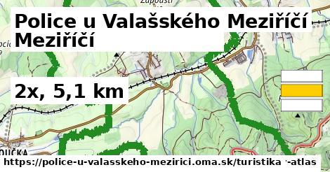 Police u Valašského Meziříčí Turistické trasy  