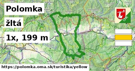 Polomka Turistické trasy žltá 