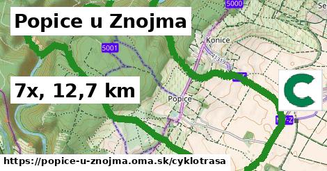 Popice u Znojma Cyklotrasy  