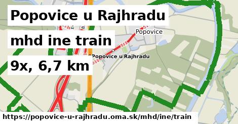 Popovice u Rajhradu Doprava iná train