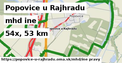 Popovice u Rajhradu Doprava iná 