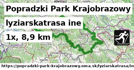 Popradzki Park Krajobrazowy Lyžiarske trasy iná 