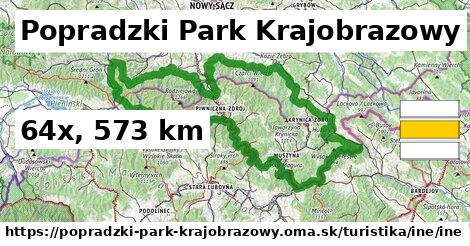 Popradzki Park Krajobrazowy Turistické trasy iná iná