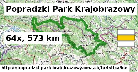 Popradzki Park Krajobrazowy Turistické trasy iná 