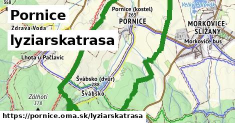 Pornice Lyžiarske trasy  