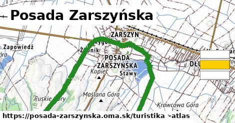 Posada Zarszyńska Turistické trasy  