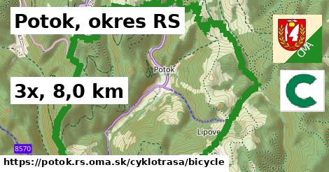 Potok, okres RS Cyklotrasy bicycle 