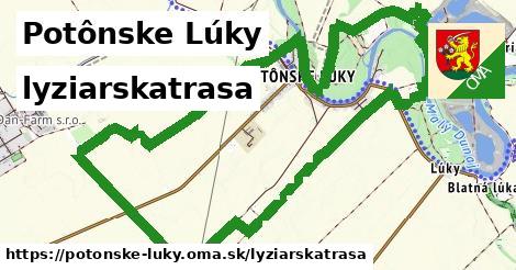 Potônske Lúky Lyžiarske trasy  
