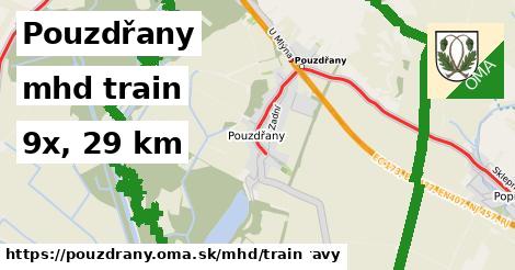 Pouzdřany Doprava train 