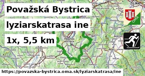 Považská Bystrica Lyžiarske trasy iná 