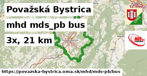 Považská Bystrica Doprava mds-pb bus