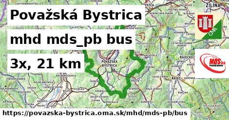 Považská Bystrica Doprava mds-pb bus