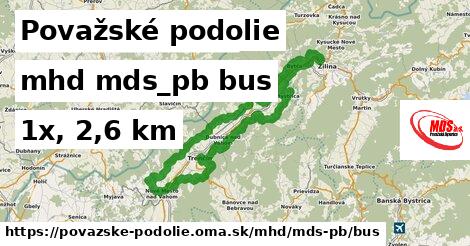 Považské podolie Doprava mds-pb bus