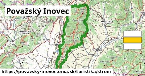 Považský Inovec Turistické trasy strom 