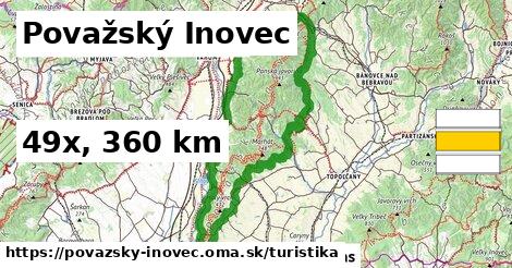 Považský Inovec Turistické trasy  