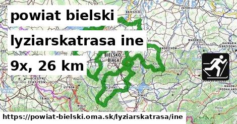 powiat bielski Lyžiarske trasy iná 