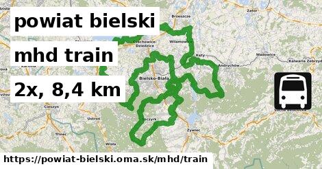 powiat bielski Doprava train 