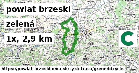 powiat brzeski Cyklotrasy zelená bicycle
