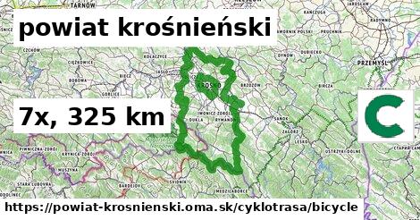 powiat krośnieński Cyklotrasy bicycle 