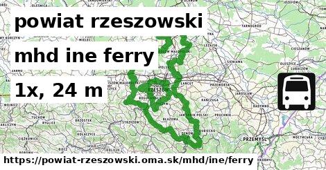 powiat rzeszowski Doprava iná ferry