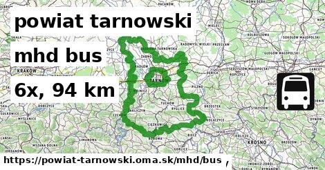 powiat tarnowski Doprava bus 