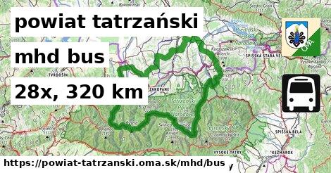 powiat tatrzański Doprava bus 