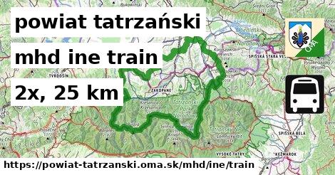 powiat tatrzański Doprava iná train