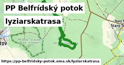 PP Belfrídský potok Lyžiarske trasy  