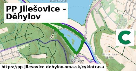 PP Jilešovice - Děhylov Cyklotrasy  