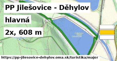 PP Jilešovice - Děhylov Turistické trasy hlavná 