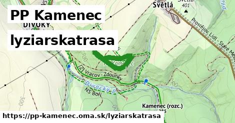 PP Kamenec Lyžiarske trasy  